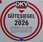 ÖKV Gütesiegel für vorbildliche Zuchtstätte 2026